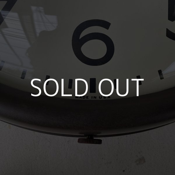 画像8: VINTAGE ANTIQUE GENERAL ELECTRIC WALL CLOCK GE ヴィンテージ アンティーク ウォールクロック ゼネラルエレクトリック 壁掛け時計 / スクールクロック ベークライト ブラウン 茶色 店舗什器 アメリカ (1) (8)
