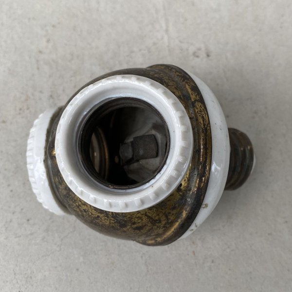 画像7: VINTAGE ANTIQUE BENJAMIN SOCKET ヴィンテージ アンティーク ベンジャミンソケット / ランプ ライト 2灯 コレクタブル 照明 店舗什器 アメリカ USA (1) (7)