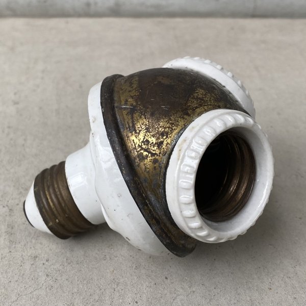 画像2: VINTAGE ANTIQUE BENJAMIN SOCKET ヴィンテージ アンティーク ベンジャミンソケット / ランプ ライト 2灯 コレクタブル 照明 店舗什器 アメリカ USA (1) (2)