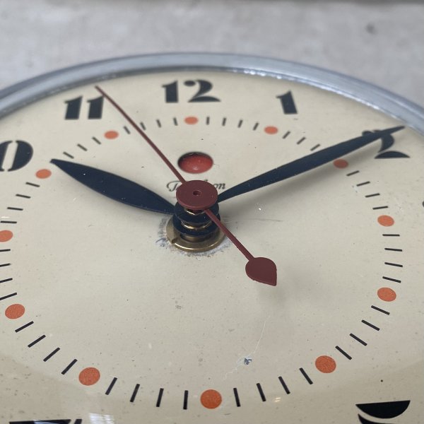 画像7: VINTAGE ANTIQUE WALL CLOCK  TELECHRON KITCHEN CLOCK ヴィンテージ アンティーク テレクロン ウォールクロック 壁掛け時計 キッチンクロック / インテリア ミッドセンチュリー アイボリー 店舗什器 アメリカ USA (7)