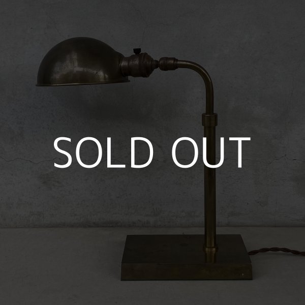画像2: VINTAGE ANTIQUE DESKLAMP ヴィンテージ アンティーク デスクランプ スタンドライト 照明 / 卓上照明 テーブルランプ コレクタブル 店舗什器 アメリカ (2)