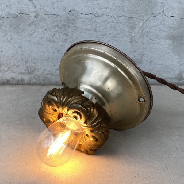 画像12: VINTAGE ANTIQUE LIGHTING ヴィンテージ アンティーク  シーリングライト 天井照明  / ライト ランプ インテリア 電気 ショップ 店舗什器 E26 アメリカ (12)