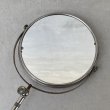 画像7: VINTAGE ANTIQUE MIRROR ヴィンテージ アンティーク スタンドミラー 鏡 / 卓上ミラー シェービングミラー ラウンド インテリア 化粧 店舗什器 アメリカ USA (4) (7)