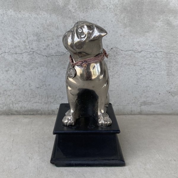 画像2: VINTAGE ANTIQUE BULLDOG FIGURE ヴィンテージ アンティーク ブルドッグ オブジェ 置物 / コレクタブル ディスプレイ インテリア 犬 動物 アメリカ (2)