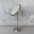 画像5: VINTAGE ANTIQUE MIRROR ヴィンテージ アンティーク スタンドミラー 鏡 / 卓上ミラー シェービングミラー ラウンド インテリア  化粧 店舗什器 アメリカ USA (5) (5)