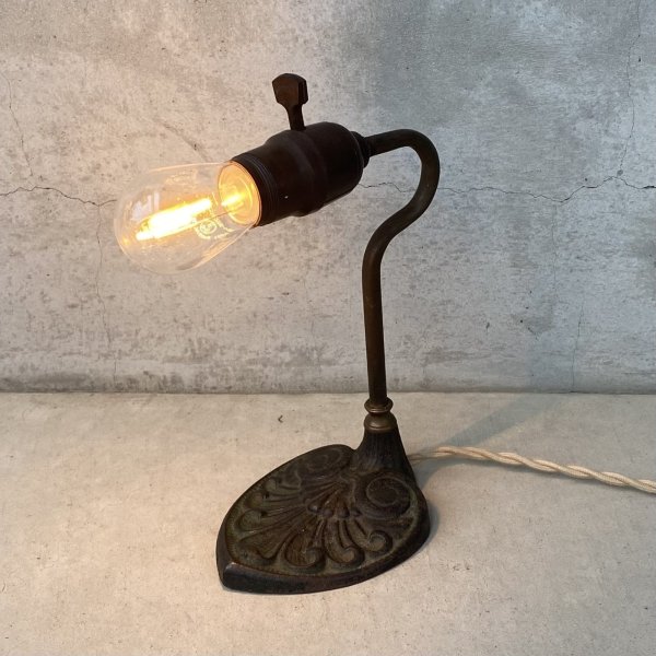 画像10: VINTAGE ANTIQUE DESKLAMP ヴィンテージ アンティーク デスクランプ スタンドライト  卓上ライト 照明 / テーブルランプ コレクタブル 店舗什器 E26 アメリカ (10)
