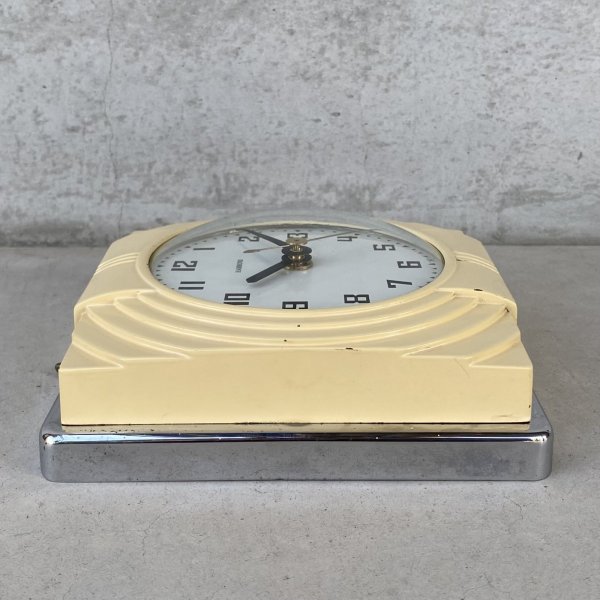 画像5: VINTAGE ANTIQUE HAMMOND WALL CLOCK KITCHEN CLOCK ヴィンテージ アンティーク ウォールクロック ハモンド 壁掛け時計 / キッチンクロック アイボリー 店舗什器 アメリカ (5)