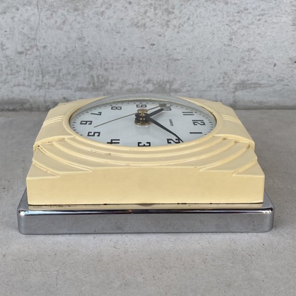 画像6: VINTAGE ANTIQUE HAMMOND WALL CLOCK KITCHEN CLOCK ヴィンテージ アンティーク ウォールクロック ハモンド 壁掛け時計 / キッチンクロック アイボリー 店舗什器 アメリカ (6)