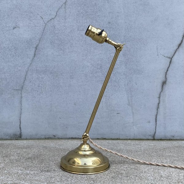画像5: VINTAGE ANTIQUE FARIES DESKLAMP STANDLIGHT ヴィンテージ アンティーク フェアリーズ デスクライト スタンドライト 卓上照明 / コレクタブル テーブルランプ ブラス 真鍮 店舗什器 アメリカ (1)　　  (5)