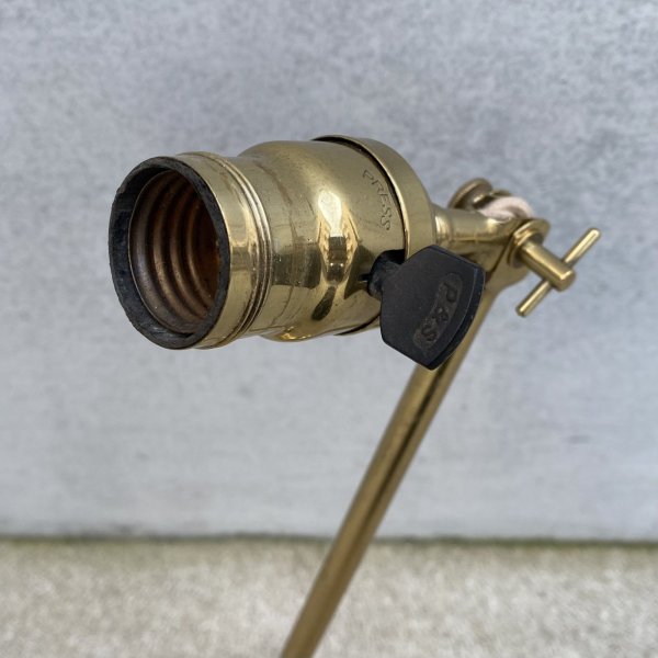画像8: VINTAGE ANTIQUE FARIES DESKLAMP STANDLIGHT ヴィンテージ アンティーク フェアリーズ デスクライト スタンドライト 卓上照明 / コレクタブル テーブルランプ ブラス 真鍮 店舗什器 アメリカ (1)　　  (8)
