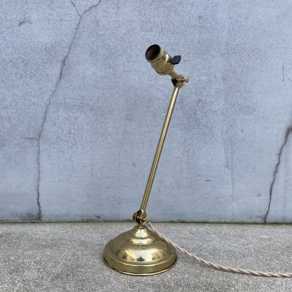 画像1: VINTAGE ANTIQUE FARIES DESKLAMP STANDLIGHT ヴィンテージ アンティーク フェアリーズ デスクライト スタンドライト 卓上照明 / コレクタブル テーブルランプ ブラス 真鍮 店舗什器 アメリカ (1)　　  (1)