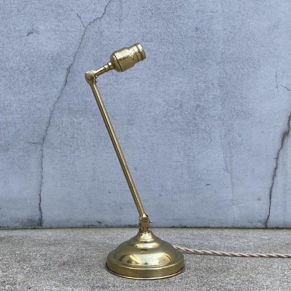 画像4: VINTAGE ANTIQUE FARIES DESKLAMP STANDLIGHT ヴィンテージ アンティーク フェアリーズ デスクライト スタンドライト 卓上照明 / コレクタブル テーブルランプ ブラス 真鍮 店舗什器 アメリカ (1)　　  (4)