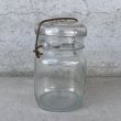 画像3: VINTAGE ANTIQUE BALL IDEAL JAR ヴィンテージ アンティーク ボール ジャー ガラス瓶 アメリカ / ワイヤー付き クリアー ディスプレイ ボトル 小物入れ 収納 店舗什器 B (3)