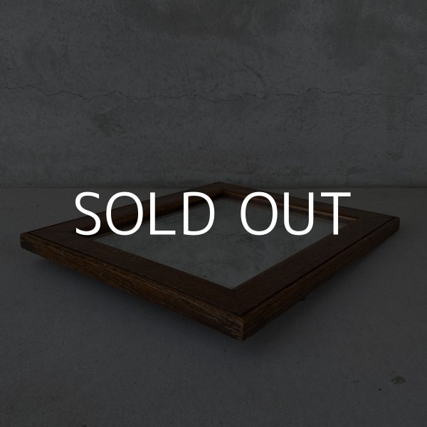 画像3: VINTAGE ANTIQUE WALL MIRROR ヴィンテージ アンティーク 鏡 ミラー 壁掛けミラー ウォールミラー / インテリア ウッド 木製 店舗什器 アメリカ (4) (3)