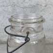 画像9: VINTAGE ANTIQUE BALL IDEAL JAR ヴィンテージ アンティーク ボール ジャー ガラス瓶 アメリカ / ワイヤー付き クリアー ディスプレイ ボトル 小物入れ 収納 店舗什器 C (9)