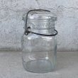 画像4: VINTAGE ANTIQUE BALL IDEAL JAR ヴィンテージ アンティーク ボール ジャー ガラス瓶 アメリカ / ワイヤー付き クリアー ディスプレイ ボトル 小物入れ 収納 店舗什器 A (4)
