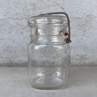 画像3: VINTAGE ANTIQUE BALL IDEAL JAR ヴィンテージ アンティーク ボール ジャー ガラス瓶 アメリカ / ワイヤー付き クリアー ディスプレイ ボトル 小物入れ 収納 店舗什器 C (3)