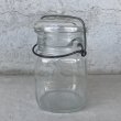 画像2: VINTAGE ANTIQUE BALL IDEAL JAR ヴィンテージ アンティーク ボール ジャー ガラス瓶 アメリカ / ワイヤー付き クリアー ディスプレイ ボトル 小物入れ 収納 店舗什器 A (2)