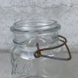 画像8: VINTAGE ANTIQUE BALL IDEAL JAR ヴィンテージ アンティーク ボール ジャー ガラス瓶 アメリカ / ワイヤー付き クリアー ディスプレイ ボトル 小物入れ 収納 店舗什器 B (8)
