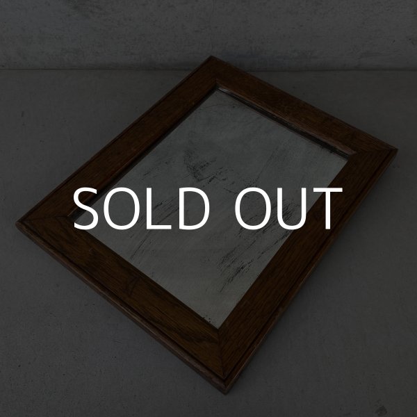 画像5: VINTAGE ANTIQUE WALL MIRROR ヴィンテージ アンティーク 鏡 ミラー 壁掛けミラー ウォールミラー / インテリア ウッド 木製 店舗什器 アメリカ (4) (5)