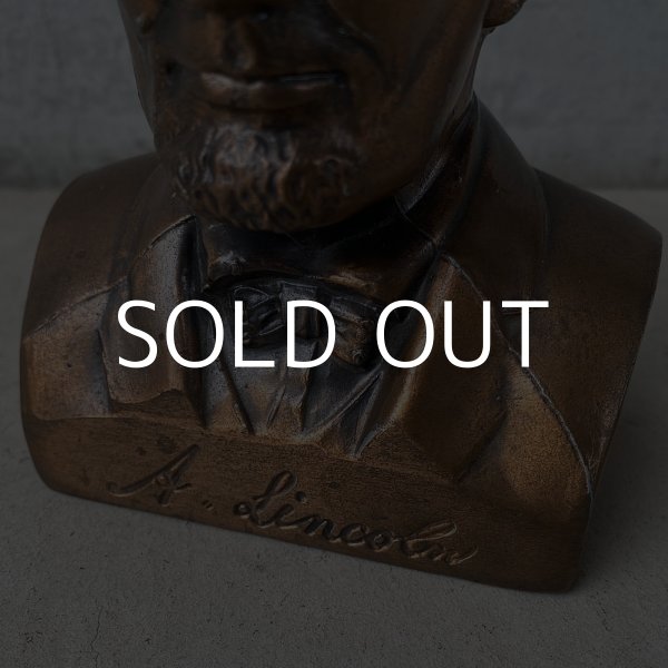 画像7: VINTAGE ANTIQUE ABRAHAM LINCOLN COIN BANK BANTHRICO ヴィンテージ アンティーク  エイブラハム リンカーン コインバンク 貯金箱  オブジェ / コレクタブル  ディスプレイ 大統領 胸像 置物 アメリカ (7)