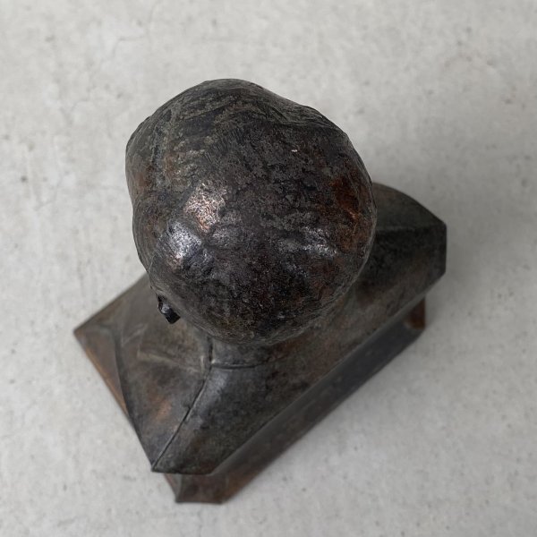 画像5: VINTAGE ANTIQUE FRANKLIN D. ROOSEVELT COIN BANK ヴィンテージ アンティーク ルーズベルト コインバンク 貯金箱 オブジェ / コレクタブル ディスプレイ 大統領 胸像 置物 アメリカ (5)