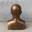 画像2: VINTAGE ANTIQUE EISENHOWER COIN BANK BANTHRICO ヴィンテージ アンティーク アイゼンハワー コインバンク 貯金箱 オブジェ / コレクタブル ディスプレイ 大統領 胸像 置物 アメリカ (2)