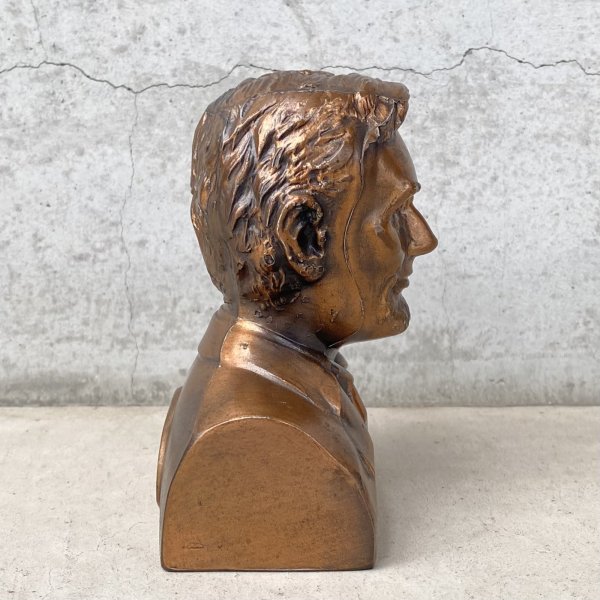 画像3: VINTAGE ANTIQUE ABRAHAM LINCOLN COIN BANK BANTHRICO ヴィンテージ アンティーク  エイブラハム リンカーン コインバンク 貯金箱  オブジェ / コレクタブル  ディスプレイ 大統領 胸像 置物 アメリカ (3)