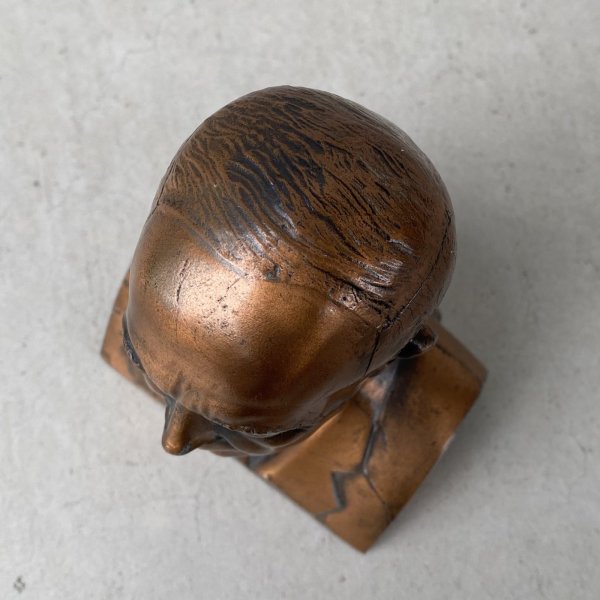 画像5: VINTAGE ANTIQUE EISENHOWER COIN BANK BANTHRICO ヴィンテージ アンティーク アイゼンハワー コインバンク 貯金箱 オブジェ / コレクタブル ディスプレイ 大統領 胸像 置物 アメリカ (5)