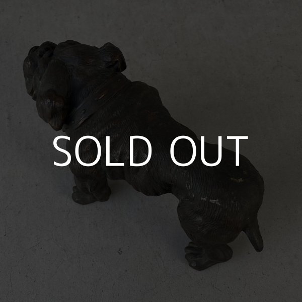 画像6: VINTAGE ANTIQUE BULLDOG FIGURE ヴィンテージ アンティーク ブルドッグ オブジェ 置物 / コレクタブル ディスプレイ インテリア 犬 動物 鋳物 アメリカ  (6)
