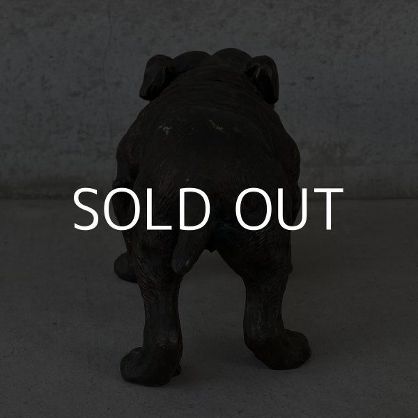 画像3: VINTAGE ANTIQUE BULLDOG FIGURE ヴィンテージ アンティーク ブルドッグ オブジェ 置物 / コレクタブル ディスプレイ インテリア 犬 動物 鋳物 アメリカ  (3)