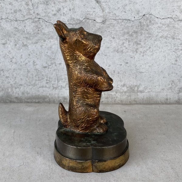 画像4: VINTAGE ANTIQUE SCOTTIE TERRIER FIGURE ヴィンテージ アンティーク  スコティッシュテリア オブジェ 置物 / コレクタブル ディスプレイ インテリア 犬 動物 アメリカ (4)