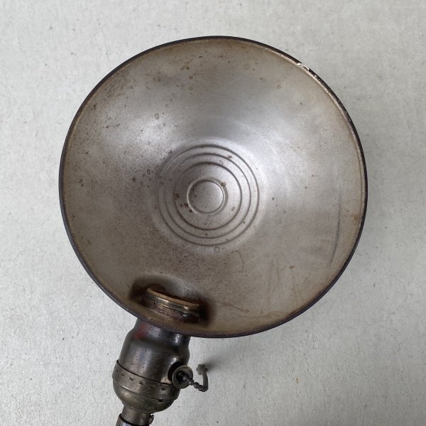 画像8: VINTAGE ANTIQUE DESKLAMP LEVITON ヴィンテージ アンティーク デスクランプ スタンドライト 卓上ライト 照明 / グースネック インダストリアル アイアン 鉄 店舗什器 アメリカ (8)