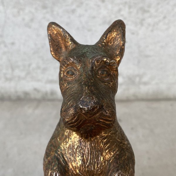 画像8: VINTAGE ANTIQUE SCOTTIE TERRIER FIGURE ヴィンテージ アンティーク  スコティッシュテリア オブジェ 置物 / コレクタブル ディスプレイ インテリア 犬 動物 アメリカ (8)