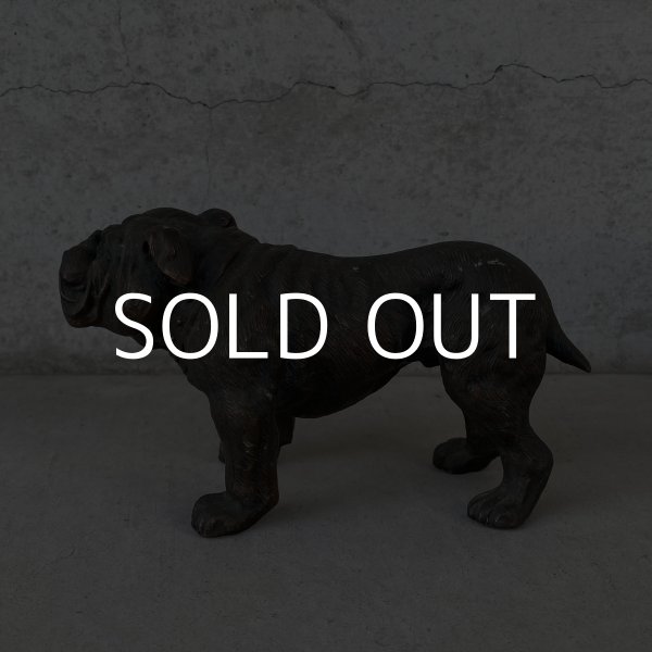 画像5: VINTAGE ANTIQUE BULLDOG FIGURE ヴィンテージ アンティーク ブルドッグ オブジェ 置物 / コレクタブル ディスプレイ インテリア 犬 動物 鋳物 アメリカ  (5)