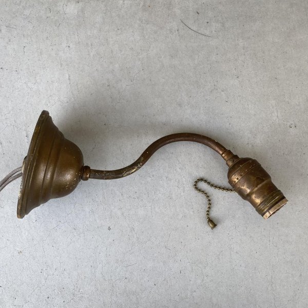 画像3: VINTAGE ANTIQUE LAMP LIGHT WALL LAMP ヴィンテージ アンティーク ライト ウォールランプ 壁付け照明 ブラケットランプ / ランプ 真鍮 店舗什器 アメリカ USA (6) (3)