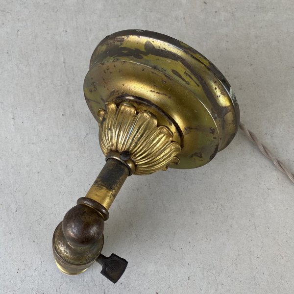 画像3: VINTAGE ANTIQUE LAMP LIGHT WALL LAMP HUBBELL ヴィンテージ アンティーク ライト ウォールランプ 壁付け照明 ブラケットランプ / ランプ 真鍮 店舗什器 アメリカ USA (9) (3)