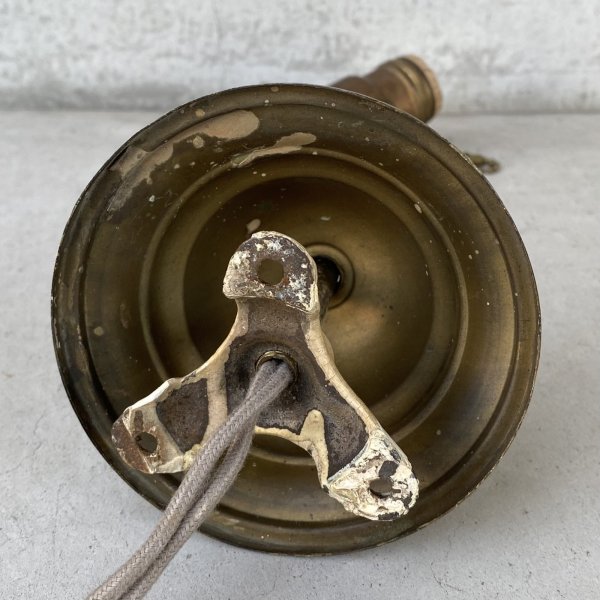 画像5: VINTAGE ANTIQUE LAMP LIGHT WALL LAMP ヴィンテージ アンティーク ライト ウォールランプ 壁付け照明 ブラケットランプ / ランプ 真鍮 店舗什器 アメリカ USA (6) (5)