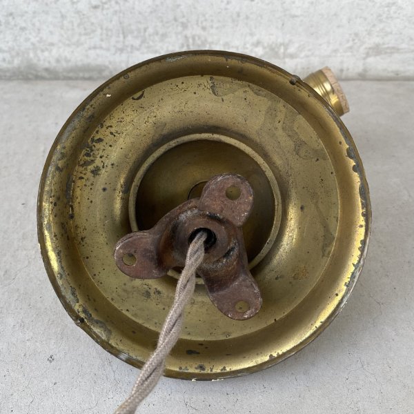 画像8: VINTAGE ANTIQUE LAMP LIGHT WALL LAMP HUBBELL ヴィンテージ アンティーク ライト ウォールランプ 壁付け照明 ブラケットランプ / ランプ 真鍮 店舗什器 アメリカ USA (9) (8)