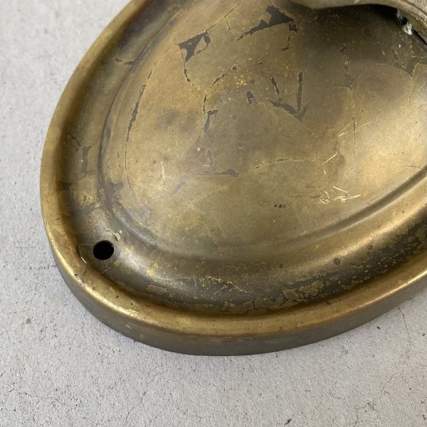 画像9: VINTAGE ANTIQUE LAMP LIGHT WALL LAMP ヴィンテージ アンティーク ライト ウォールランプ 壁付け照明 ブラケットランプ / ランプ ガラスシェード 真鍮 店舗什器 アメリカ USA (5) (9)