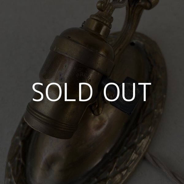 画像9: VINTAGE ANTIQUE LAMP LIGHT WALL LAMP GE ヴィンテージ アンティーク ライト ウォールランプ 壁付け照明 ブラケットランプ / ランプ 真鍮 店舗什器 アメリカ USA (4) (9)