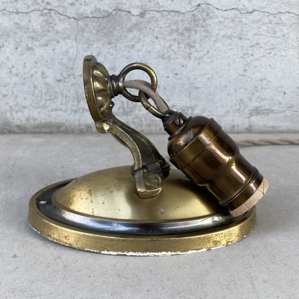 画像6: VINTAGE ANTIQUE LAMP LIGHT WALL LAMP ヴィンテージ アンティーク ライト ウォールランプ 壁付け照明 ブラケットランプ / ランプ 真鍮 店舗什器 アメリカ USA 10 (6)
