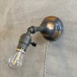画像1: VINTAGE ANTIQUE LAMP LIGHT WALL LAMP JAPANNED ヴィンテージ アンティーク ジャパンド ライト ウォールランプ 壁付け照明 ブラケットランプ / ジャパンカラー コレクタブル 店舗什器 アメリカ 11 (1)