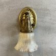 画像2: VINTAGE ANTIQUE LAMP LIGHT WALL LAMP GE ヴィンテージ アンティーク ライト ウォールランプ 壁付け照明 ブラケットランプ / ランプ ガラスシェード 真鍮 店舗什器 アメリカ USA (1) (2)