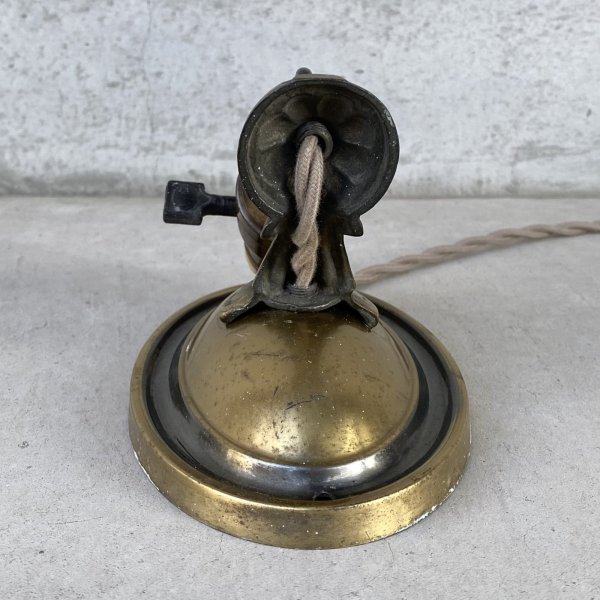 画像5: VINTAGE ANTIQUE LAMP LIGHT WALL LAMP ヴィンテージ アンティーク ライト ウォールランプ 壁付け照明 ブラケットランプ / ランプ 真鍮 店舗什器 アメリカ USA 10 (5)