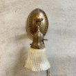画像2: VINTAGE ANTIQUE LAMP LIGHT WALL LAMP ヴィンテージ アンティーク ライト ウォールランプ 壁付け照明 ブラケットランプ / ランプ ガラスシェード 真鍮 店舗什器 アメリカ USA 17 (2)