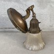 画像7: VINTAGE ANTIQUE LAMP LIGHT WALL LAMP ヴィンテージ アンティーク ライト ウォールランプ 壁付け照明 ブラケットランプ / ランプ ガラスシェード 真鍮 店舗什器 アメリカ USA 17 (7)
