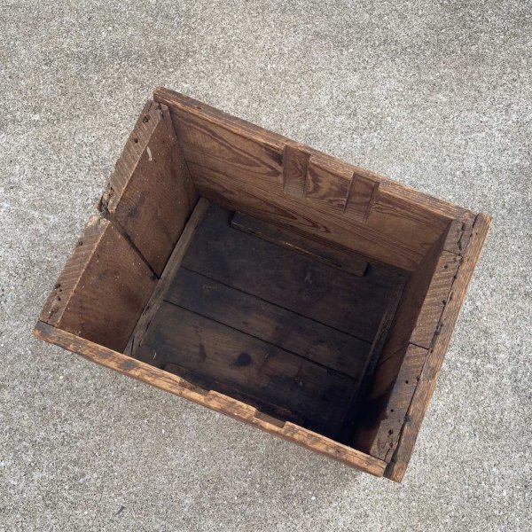 画像5: VINTAGE ANTIQUE WOOD CRATE WOODEN BOX THE NATIONAL REGISTER CO. ヴィンテージ アンティーク ウッドボックス 木箱 / コレクタブル ケース クレート 収納 ガレージ ガーデニング ディスプレイ 店舗什器 アメリカ USA   (5)