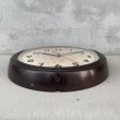 画像3: VINTAGE ANTIQUE WALL CLOCK TELECHRON ヴィンテージ アンティーク ウォールクロック テレクロン 壁掛け時計 / スクールクロック ベークライト ブラウン 茶色 店舗什器 アメリカ  (3)
