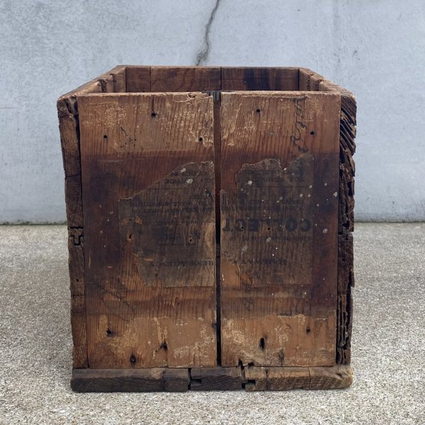 画像3: VINTAGE ANTIQUE WOOD CRATE WOODEN BOX THE NATIONAL REGISTER CO. ヴィンテージ アンティーク ウッドボックス 木箱 / コレクタブル ケース クレート 収納 ガレージ ガーデニング ディスプレイ 店舗什器 アメリカ USA   (3)